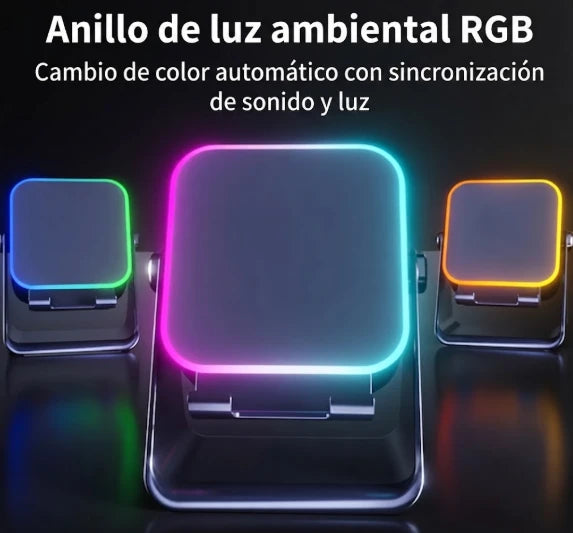 SoundBase | Altavoz Bluetooth inalámbrico con soporte y carga.