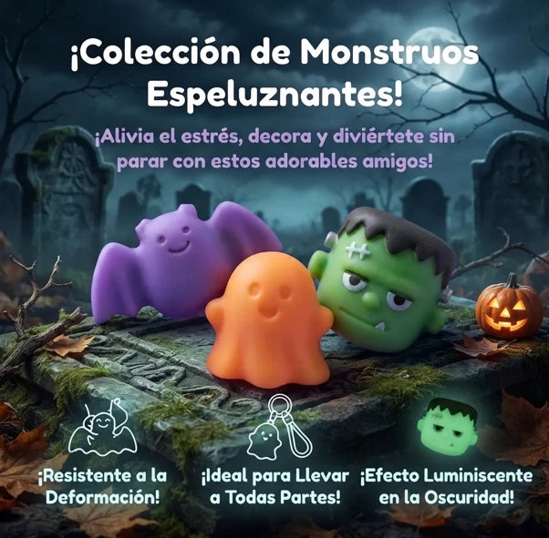 Squiween| Juguetes antiestrés Halloween Squishies